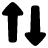Arrow Transfer Vertical 2 icon - Free transparent PNG, SVG. No Sign up needed.