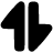 Arrow Transfer Vertical Large 1 icon - Free transparent PNG, SVG. No Sign up needed.