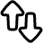 Arrow Transfer Vertical Large 2 icon - Free transparent PNG, SVG. No Sign up needed.