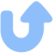 Arrow Turn Up Large icon - Free transparent PNG, SVG. No Sign up needed.