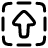Arrow Up Dashed Square icon - Free transparent PNG, SVG. No Sign up needed.