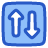 Interface Arrows Square Data Exchange Vertical icon - Free transparent PNG, SVG. No Sign up needed.