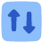 Interface Arrows Square Data Exchange Vertical icon - Free transparent PNG, SVG. No Sign up needed.