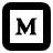 Medium Logo 2 Icon from Logos Block - Free Set