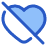 Disable Heart icon - Free transparent PNG, SVG. No Sign up needed.