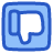 Dislike Square icon - Free transparent PNG, SVG. No Sign up needed.