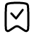 Validated Bookmark icon - Free transparent PNG, SVG. No Sign up needed.