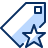 Tag Favorite Star Icon from Cyber Duotone Set