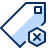 Tag Remove Icon from Cyber Duotone Set