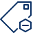Tag Subtract Icon from Cyber Line Set