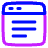 Web Browser Content Wysiwyg Icon from Plump Neon Set