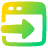 Web Browser Tab Move Icon from Plump Gradient Set