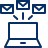 Business Mail Batch Icon from Cyber Line Set