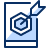 Business Target Mobile Icon from Cyber Duotone Set