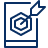 Business Target Mobile Icon from Cyber Line Set