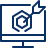 Business Target PC Icon from Cyber Line Set