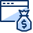 Business Window Cash Bag Icon from Cyber Duotone Set