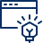 Business Window Idea Icon from Cyber Line Set