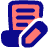 Document Contract Edit Sign Icon from Plump Pop Set