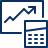 Business Chart Calculator Icon from Cyber Line Set