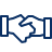 Business Handshake Deal Icon from Cyber Line Set