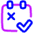 Calendar Date Free Cancelation Icon from Plump Neon Set