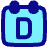 Calendar Day View Daily Icon from Plump Pop Set
