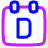 Calendar Day View Daily Icon from Plump Neon Set