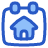 Calendar Home icon - Free transparent PNG, SVG. No Sign up needed.