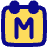 Calendar Month View Monthly Icon from Plump Pop Set