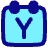 Calendar Year View Yearly Icon from Plump Pop Set