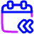 Past Event Previous Icon from Plump Neon Set