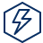 Camera Flash ON Icon from Cyber Line Set