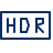 Hdr ON Icon from Cyber Line Set
