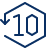Timer 10 Icon from Cyber Line Set