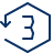 Timer 3 Icon from Cyber Line Set