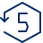 Timer 5 Icon from Cyber Line Set