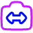 Camera Photo Front Icon from Plump Neon Set