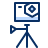 Camera Tripod Icon from Cyber Duotone Set