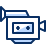 Camera Video 1 Icon from Cyber Duotone Set