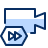 Camera Video Fast Forward Icon from Cyber Duotone Set