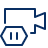 Camera Video Pause Icon from Cyber Line Set
