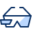 Smart Glasses Icon from Cyber Duotone Set