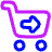 Cart Checkout Icon from Plump Neon Set