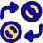 Coin Swap Money Currency Exchange Icon from Plump Pop Set