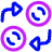 Coin Swap Money Currency Exchange Icon from Plump Neon Set