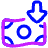 Money Incoming Profit Icon from Plump Neon Set