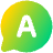 Chat Bubble Answer Circle Icon from Plump Gradient Set