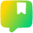 Chat Bubble Bookmark Reply Comment Icon from Plump Gradient Set