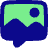 Chat Bubble Mms Media Photo Icon from Plump Pop Set
